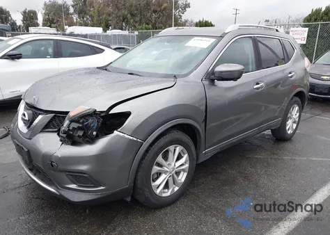 2016 Nissan Rogue Sv z USA, uszkodzony, nr VIN KNMAT2MT1GP650534